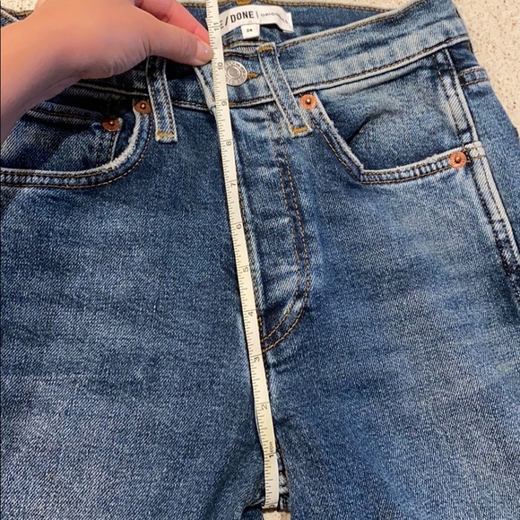Re/Done Originals 50’s Cigarette Jeans sz 24 - Picture 14 of 16